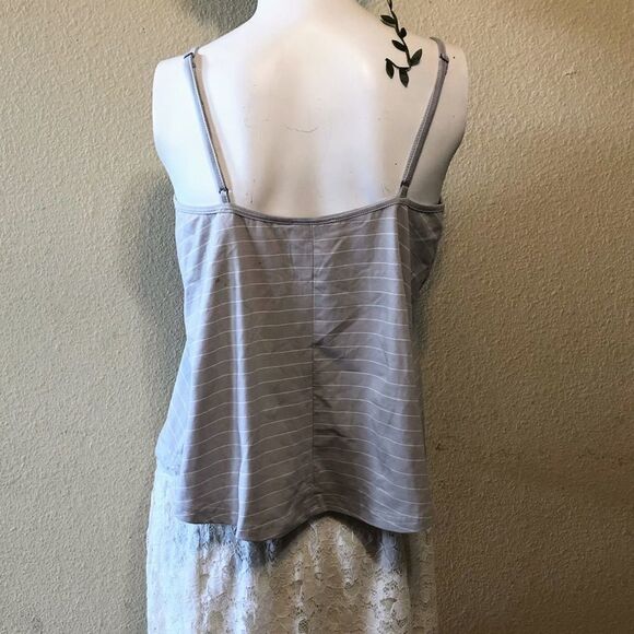 LIRA Clothing Stripe Tank Top Size Small - Picture 3 of 8